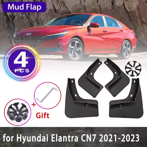 4x Mudflap for Hyundai Elantra CN7 2021 2022 2023 Avante i30 Sedan Mud Front Rear Anti-splash Mudgua
