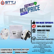 COMPATIBLE LABEL PAPER BROTHER DK-11201 DK11201 - 29MM X 90MM