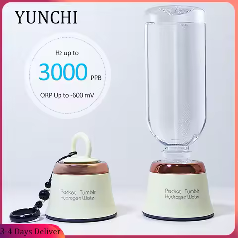 YUNCHI Hydrogen Rich Water Generator Bottle DuPont N117 SPE/PEM Home Office Sports Hydrogen Generato
