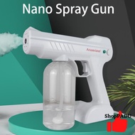 Mini Blue Ray Nano Disinfectant Spray Gun Handheld Wireless Atomizer Sanitizer Fogging Machine 800ML