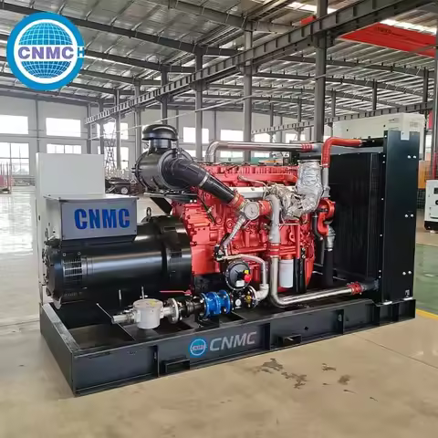 Open Frame Gas Generator 100KW 200KW 300kw Cummins Heavy-duty Gas generator 50HZ 60HZ EPA Certified 