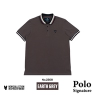เสื้อโปโล 🟫 น้ำตาลเทา Memo🦊 Premium Polo Signature สินค้าลิขสิทธิ์แท้ Earth Grey