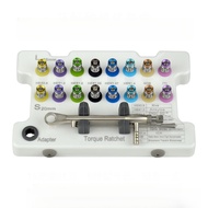 Dental Universal Implant Torque Screwdrivers Wrench Dental Implant Restoration Tool Kit 10-70NCM