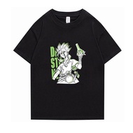 Quick Drying Clothes, Dr Stone Age Anime Summer New Round Neck Short Sleeved T-Shirt For Men And Wom