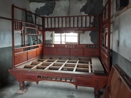 紅眠床 大尺寸 台灣檜木 60年以上 古董 床 復古 懷舊 古董家具 床組 民宿業者 收藏家的最愛