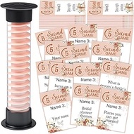 Blosssound Wedding Party 5 Second Game 101 Cards and 5 Second Hourglass Bridal Shower Game Cards Sim
