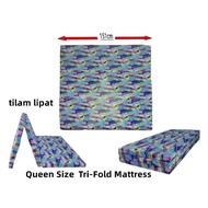 100% Masterfoam Premium Quality 3 Fold Queen Size Mattress With 2.5 Inch (5Years Waranty)/Tilam Quee