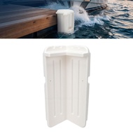 Serounder PVC Dock Corner Bumper  Heavy Duty Marine Boat Protector with Anti Collision Ribs Ideal fo