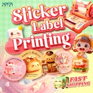 Customised Custom Sticker Label Printing | Sticker Printing