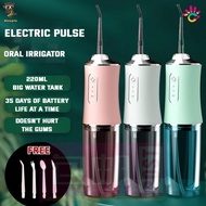 [Gift As Gift] Water Flosser Oral Irrigator 360 Flushing USB Flosser Jet Teeth Cleaner