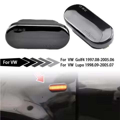 Led Dynamic Side Marker Turn Signal Light For VW Up Caddy T5 Amarok Jetta Golf 3 4 Fox Beetle Lupo S