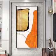 Modern Art Painting, mirror-printed wood with border