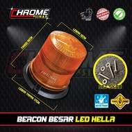 UNIVERSAL LAMPU BEACON TRUCK LED HELLA 24v SIZE BESAR