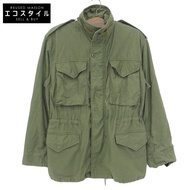 ALPHA Industries M65 帽野戰夾克，男款，卡其綠，小號常規款，美國製，小號常規款 [二手]