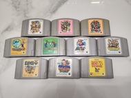 任天堂 Nintendo 64 N64 遊戲卡帶 超級瑪莉奧 瑪莉歐Mario Party 1&2&3, Super Mario 64, Mario Tennis 64, Mario Golf 64,