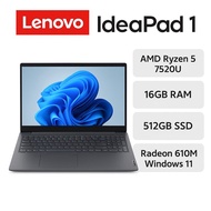 Lenovo Ideapad 1 Brandnew Laptop | 15.6“ | Ryzen 5 7520U 16Gb/512Gb | Win 11 office 2021