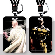 ONE PUNCH-MAN Studen Card Cover Boys ID Card Cover Landyard Card Holders Mrt Card Holder Business Card Holder