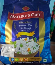 Basmati Rice Nature's Gift Khushboo Basmati Rice 5kg (ข้าวบาสมาติ)