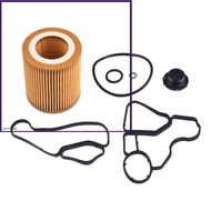 ❤️Oil Filter+Housing Gasket& Cooler Seal Set for BMW For X1 X3  for N26 N52 N54 N56[my]