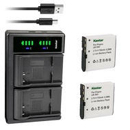 Kastar 2-Pack Battery and LTD2 USB Charger Replacement for Kodak LB-060 LB060 Battery, Kodak PixPro 