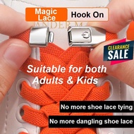 [SG Rdy Stock] Elastic Shoe Lace [8mm Wide] With Secure Clip On Braces - Easy Installation & Hassle 