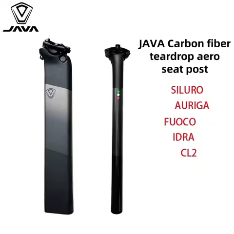 Java Rod Bike FUOCO AURIGA SILURO IDRA CL2 Carbon Fiber Teardrop Aero Seat Post