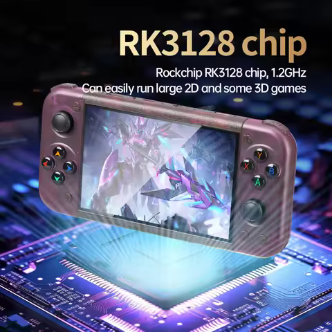New RG50XX Handheld Retro Game Console 5Inch Display LINUX 3D Joystick For GBC GBA PSP 19+Simulator 