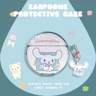Raimondo Casing Headphone Bluetooth Kartun Casing Lunak Transparan Anti Jatuh Cocok untuk Lenovo Ht3