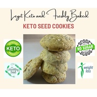 KETO Seed Cookies Healthy Diet Lowcarb Gluten free and Sugar free Safe for diabetic Guilt Free Bisku
