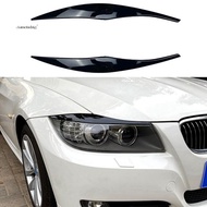 Car Headlights Eyebrows Eyelids Cover Eyelash  Light Stickers for  3 Series E90 E91 320I 330I 05-12