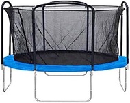 Trampoline Protection Net, With 8 Poles Trampoline Accessories Enclosure Exercise Fitness Equipment - Net Only