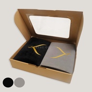 Faryuz - Paket Sajadah Couple Polos Premium Sejadah Wanita Velboa Tipis Alas Kulit