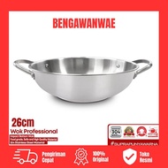 Supra Wok Professional 26cm Wok SP-26W Stainless Steel Frying Pan SUS 304