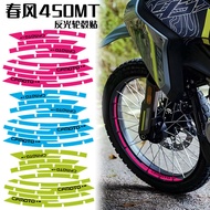 Suitable for Spring Breeze 450MT Modified Wheel Stickers Waterproof Stickers Decals Modified Accesso