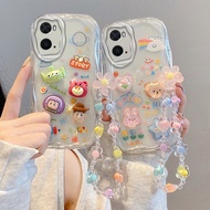 Casing Oppo A96 Casing Oppo A76 Casing Oppo A96 4G Casing Compatible with Oppo transparent Cute Cart