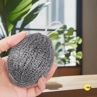 H&X 1/3/6PCS Grease Removal Tool Stainless Steel Dishwashing Balls For Heavy-duty Remove Grease Burn