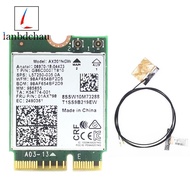 AX201 AX201NGW WiFi Card with 2XAntenna M.2 CNVio2 2.4 Ghz/5Ghz