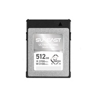 SUNEAST CF EXPRESS 4.0 Type B Ultimate Pro Card Silver Series VPG400 MAX R3700 MB/s W3200 MB/s 512GB
