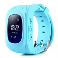 Q50 CHILDREN OLED DISPLAY GPS INTELLIGENT WATCH TELEPHONE (BLUE)