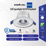 OPPLE LED Spotlight US R70 ECOMAX Eyeball Spotlight US 4W/6W/8W 3000K 4000K