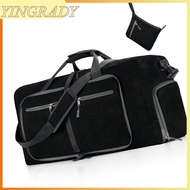 YINGRADY Travel Bag, 65L Expandable Gym Bag, Durable Waterproof Foldable Thicken Bottom Duffle Bag G