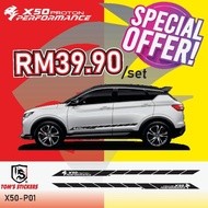 SHOCKING DEAL!!! PROTON X50 PERFORMANCE CAR BODY STICKER SET X50 - P01