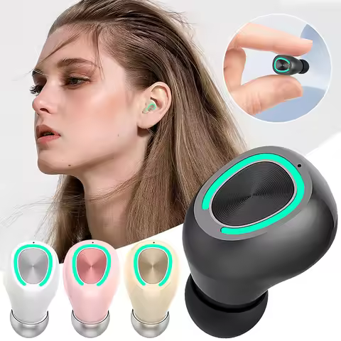 X6 Mini Bluetooth 5.3 Earphones Over Ear Wireless Bluetooth Headset In Ear Sport With Mic Handsfree 