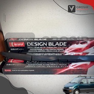 Denso DDS Wiper Serena C23 Gen1 1991-2001 Q2018 Graphite Coating Hybrid Car Windshield Wipers