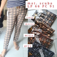 Women's plaid scuba pants scuba pants Plaid scuba pants Latest scuba pants Luna pants Plaid trousers