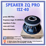 SPEAKER ZQ PRO 12" 12Z-40 speaker speker zqpro 12 inch 12z40