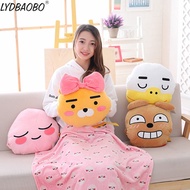 1pc 35cm Kawaii Kakao Friend Blanket Stuffed plush Toy Soft frodo Ryan tube apeach nap Pillow Doll K