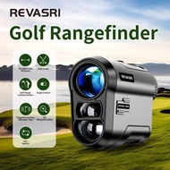 REVASRI Golf Laser Rangefinder 600M Rechargeable BatterySlope and Flag Pole Lock Vibration for Golfi