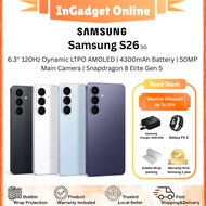 [Promo] Samsung S26 5G |Dynamic LTPO AMOLED 2X Display | Snapdragon 8 Elite Gen 5 | Original Set