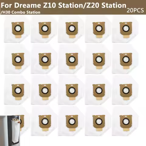 For Dreame Z10 Station / Z20 Station / H30 Combo Station Robot Vacuum Cleaner Replacement Dust Bag G